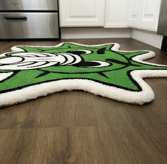 Cute Cartoon Character Rug – Modern Tufted Kids Room Carpet